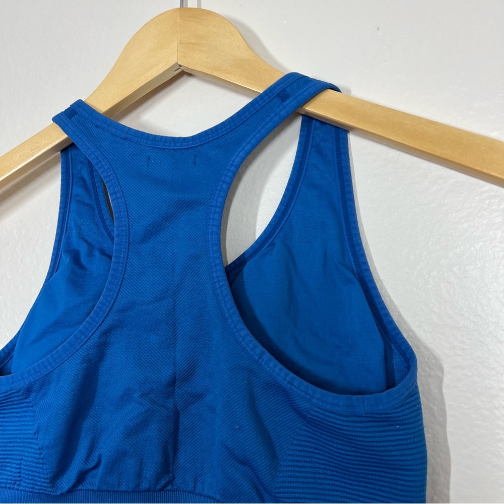 Oiselle Blue Sports Bra - Picture 8 of 12